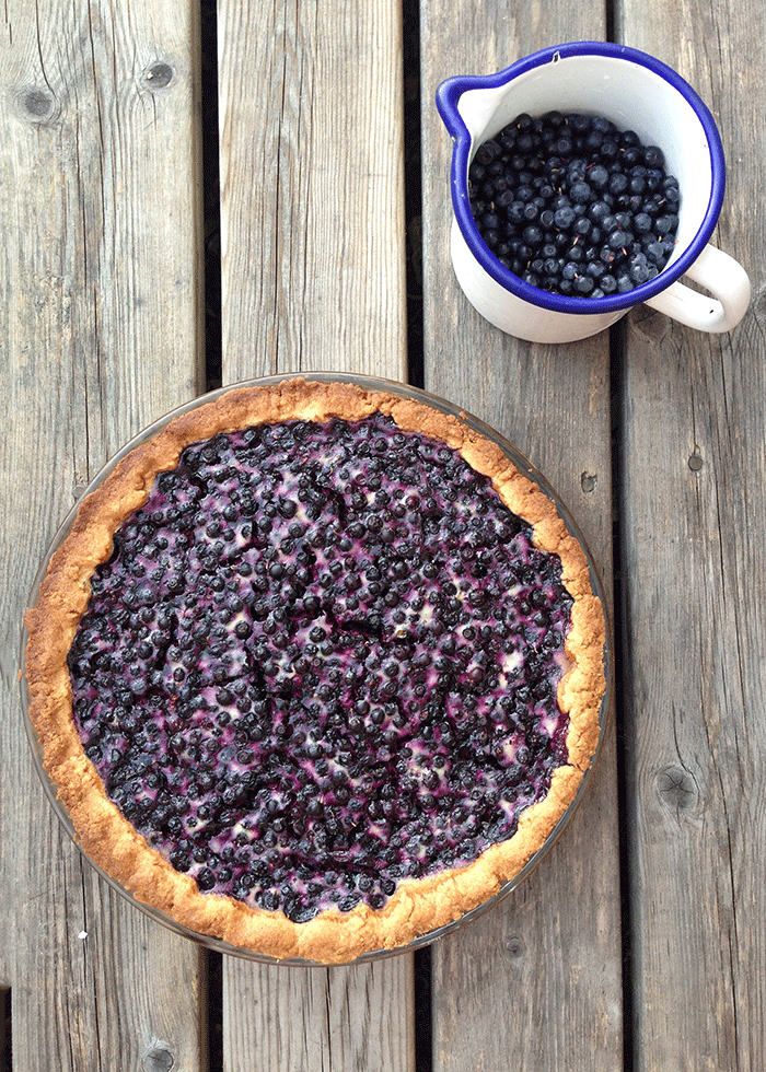 Finnische Blaubeer-Tarte (Mustikkapiirakka) • MAHTAVA! Taste the North