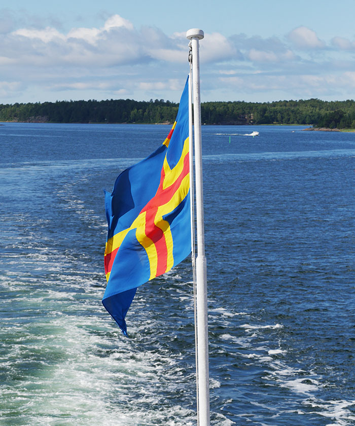 Åland Flagge