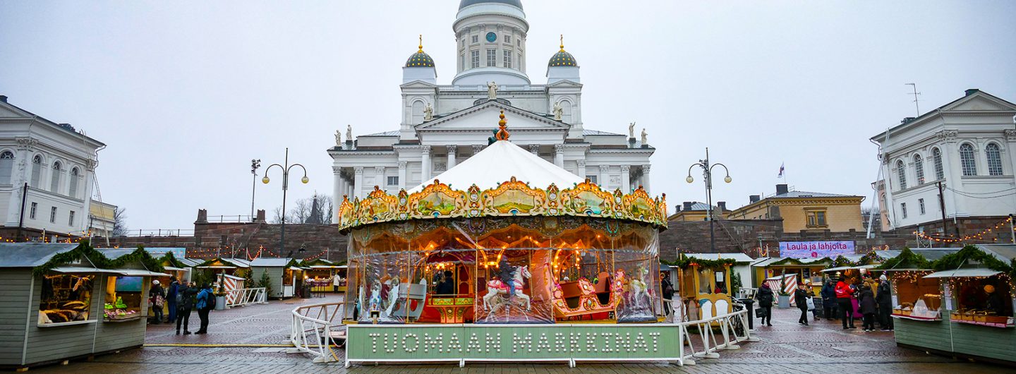 Weihnachtsmarkt in Helsinki