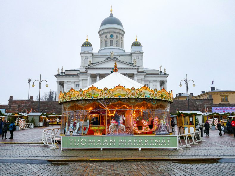 Weihnachtsmarkt in Helsinki